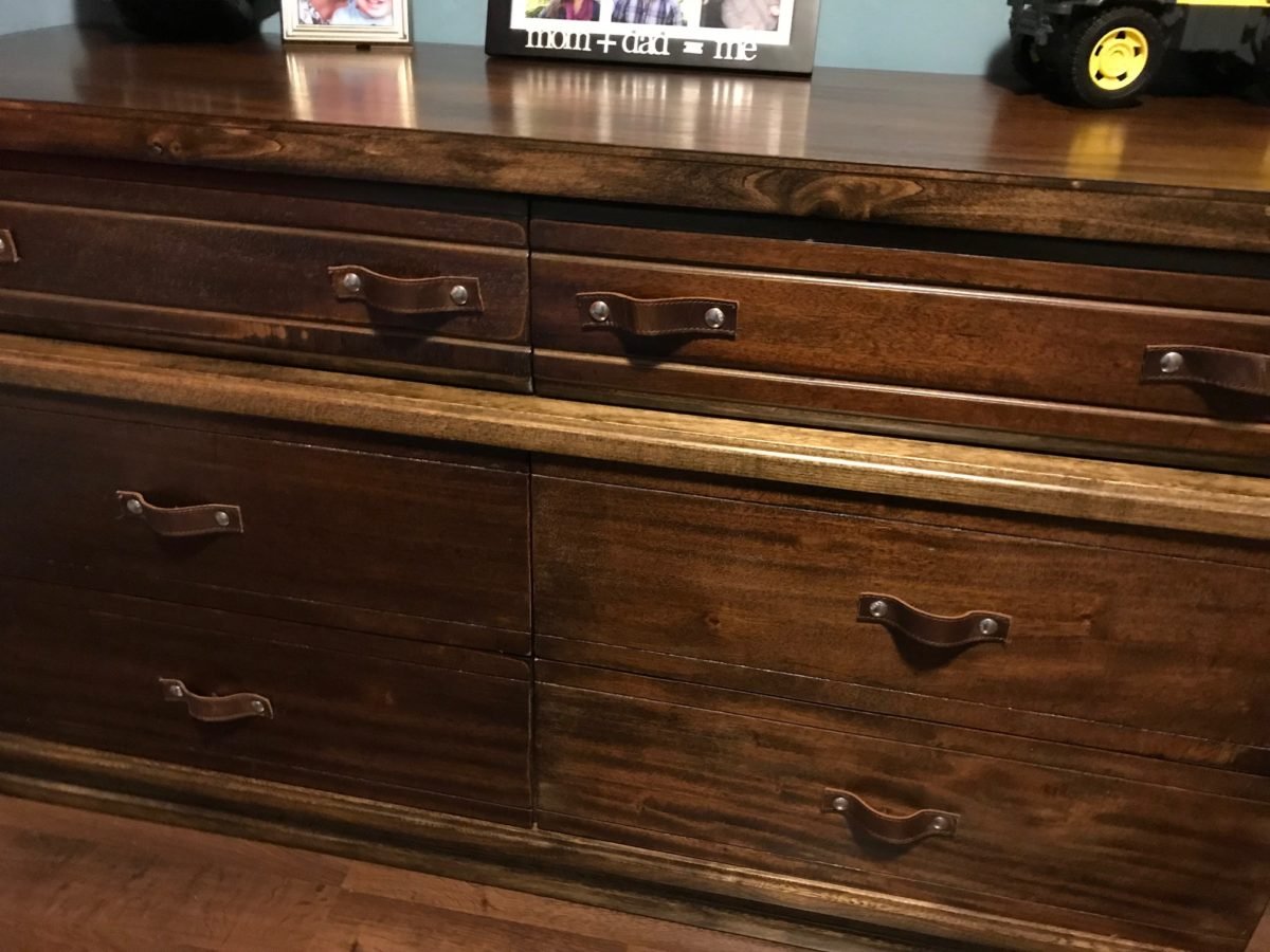 Dresser with DIY Pulls